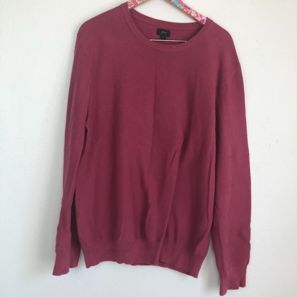 J. Crew pink crewneck size L // 1173